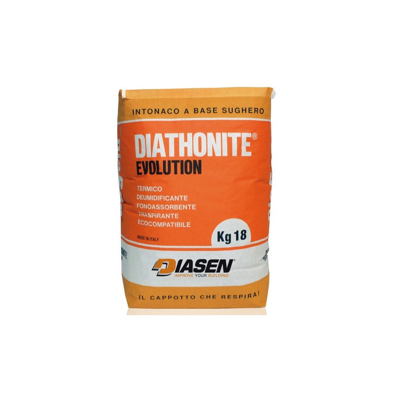 Intonaco premiscelato Diasen Diathonite Evolution (sacco 18 kg)
