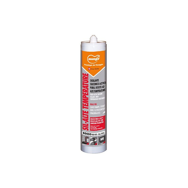 Sigillante Mungo Sil-Alte Temperature rosso
